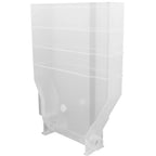 Thumbnail image #1 for AllPoints Foodservice Parts & Supplies 1901329 Coffee Maker Replacement Hopper, Clear Plastic, 10-1/2"L x 2-7/8"W x 14-3/8"H