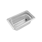 Thumbnail image #1 for CAC China STPN-25-2 1/9-Size Solid Stainless Steel Steam Pan, 2-1/2" Deep, 25 Gauge Case of 72