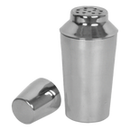 Thumbnail image #1 for Thunder Group SLIG008 3-Piece Stainless Steel Cocktail Shaker Set, 8 oz., with Strainer and Jigger Case of 48