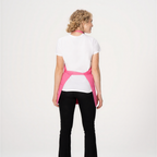 Thumbnail image #2 for Chef Works F10 -HOT-0 Three-Pocket Apron, Hot Pink, Unisex, Adjustable Neck Buckle, Poly/Cotton, 24"L x 27.5"W
