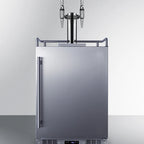 Thumbnail image #6 for Summit Commercial Summit Appliance SBC682NCFTWIN Nitro Cold Brew Coffee Dispenser, Dual-Tap, Stainless Steel, 5.6 Cu. Ft., Indoor/Outdoor