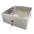 Thumbnail image #2 for Sammic 1180065 Sous Vide Cooker Tank with Tap, 56-Liter, Insulated, 2/1 GN, Stainless Steel