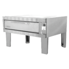 Thumbnail image #1 for Zesto 1202 Electric Single Deck Oven, 48"W x 36"D Cooking Area, Refractory Stone Hearth, Stainless Steel Exterior
