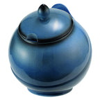 Thumbnail image #1 for G.E.T. Frilich Pure Nature 2757153 Round China Bowl with Lid, Blue, 1.6 qt.