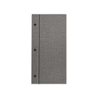 Thumbnail image #1 for Risch CMBFF-MILAN 4.25X11 Chicago Menu Board, Simulated Woven Vinyl, Hardback Binder, 4-1/4" x 11" Case of 25