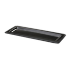 Thumbnail image #1 for G.E.T. Venetian - EGS M177RC-B Rectangular Melamine Tray, Black, 17"L x 7"W x 3/4"H Case of 4