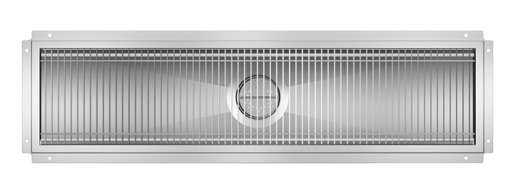 Product image #2 for KoolMore 48-Inch x 12-Inch Commercial Floor Trough Drain with Subway-Style Stainless Steel Grates