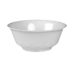 Thumbnail image #1 for Thunder Group Imperial White 5285TW Scalloped Melamine Bowl, 53 oz, 8-1/4" Diameter Case of 6 Dozen