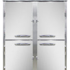 Thumbnail image #1 for Continental Refrigerator 2RNSAHD Two-Section Reach-In Refrigerator, Half-Height Solid Doors, Stainless Steel Exterior, ENERGY STAR®