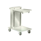 Thumbnail image #1 for Lakeside Manufacturing 816 Mobile Stainless Steel Tray & Glass/Cup Rack Dispenser, Cantilever, Self-Leveling Platform, for 10" x 20" Trays