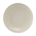 Thumbnail image #1 for Tuxton China Venice VEA-090 9-Inch Round Ceramic Coupe Plate, American White/Eggshell Case of 2 Dozen