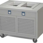 Thumbnail image #1 for Duke Manufacturing Thurmaduke THCF-46SS Mobile Hot/Cold/Freeze Buffet Unit, 46"W, Stainless Steel Top, 2-Pan Flush Mount
