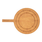 Thumbnail image #2 for Browne USA Foodservice 575376 Round Measuring Pizza Paddle, 19-1/2", Two-Sided, Fiberwood Composite