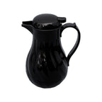 Thumbnail image #1 for CAC China BVSR-42BK 42 oz Double-Wall Insulated Plastic Beverage Server, Black Swirl Case of 12