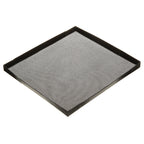 Thumbnail image #1 for AllPoints Foodservice Parts & Supplies Mavrik 282040 PTFE Mesh Cooking Basket, 14-1/2 x 13-1/2 x 1 Inch, Black