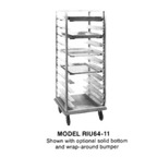 Thumbnail image #1 for Piper Products/Servolift Eastern RIU58-10 Mobile Aluminum Pan Rack, Full Height, Open Sides, Adjustable Slides, 10-Pair Capacity
