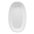 Thumbnail image #1 for Global Tableware Collective Bonna, Gourmet BNGRM15OKY Porcelain Oval Plate, 6 x 3.63 Inch 1 Dozen