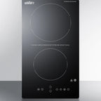 Thumbnail image #6 for Summit Commercial CRH2BT30230 2-Burner Built-In Electric Radiant Cooktop with Black Ceramic Glass Surface and Digital Touch Controls