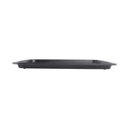 Thumbnail image #2 for G.E.T. ECO2114T-B Rectangular Melamine Serving Tray, Black, 21-1/2" x 14-1/2" x 1" Case of 2