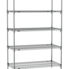 Thumbnail image #1 for Metro Super Erecta SA-3072C-74-S5 Super Adjustable Wire Stationary Starter Shelving Unit, 72"W x 30"D x 74"H, 600 lb. capacity per shelf, 2000 lb.