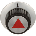 Thumbnail image #1 for AllPoints Foodservice Parts & Supplies Mavrik 8009397 Thermostat Indicator Knob, Black & Aluminum, 2-1/2 in Dia, .187 in Mount