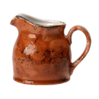 Thumbnail image #1 for Steelite Performance, Craft Terracotta 11330387 5 oz Ceramic Club Jug with Handle, Terracotta 1 Dozen