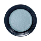 Thumbnail image #1 for G.E.T. Durango - EGS D897GM-ABY/LAP 9" Round Two-Tone Melamine Plate, Abyss Gloss Interior/Lapis Matte Exterior Case of 6