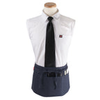 Thumbnail image #1 for Chef Revival CL3PWACNV Navy Blue Polyester Waist Apron, 25 x 11 in, 3 Pockets Plus Pen Pocket Case of 12