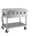 Thumbnail image #5 for KoolMore 36-Inch Mobile Outdoor Propane Charbroiler Grill with 5 Burners