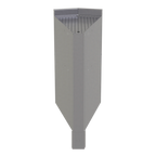 Thumbnail image #1 for Glastender, Inc. Elevation E-CIW-30 Underbar Stainless Steel Inside Wedge Corner Drainboard, 30° Angle, Removable Perforated Insert, No Legs