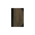 Thumbnail image #1 for Risch WOOD-6V 5.5X8.5 Wood Menu Cover, 5-1/2 x 8-1/2 in, Booklet, 6-View, Bonded Leather Spine and Back Case of 25