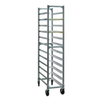 Thumbnail image #1 for New Age 1345 Mobile Aluminum Platter Rack, 12-Capacity, 10" x 30" Platters, 5" Centers, End Loading