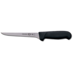Thumbnail image #1 for JB Prince V823 6PL 6" Narrow Semi-Flexible Stamped High-Carbon Stainless Steel Boning Knife with Black Plastic Handle