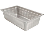 Thumbnail image #1 for AllPoints Foodservice Parts & Supplies 1331296 Full-Size Perforated Steam Table Pan, 6" Deep, 24 Gauge Stainless Steel