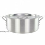 Thumbnail image #1 for Tuxton China Tuxware WABW-960 30 qt Aluminum Braising Pot, 14 in, Without Cover