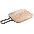 Thumbnail image #1 for TableCraft Products Industrial Collection™ 10076 Acacia Rectangular Serving Paddle with Handle and Metal Banding, 14" Case of 6