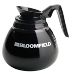 Thumbnail image #1 for Bloomfield (Middleby) REG10112BL1 Regular Glass Coffee Decanter with Black Handle