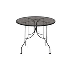 Thumbnail image #1 for Oak Street Diamondback Series OD36R-BAR Indoor/Outdoor Round Bar-Height Table, 36-Inch Punched Steel Mesh Top, Steel Base