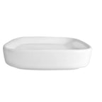 Thumbnail image #1 for CAC China Fortune F-SQ2 Square Porcelain Saucer, 3-5/8" x 3-5/8" x 3/4" Case of 4 Dozen