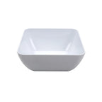 Thumbnail image #1 for G.E.T. GET CS-50-W Square Melamine Monkey Dish, 5 oz, 3-1/4" x 3-1/4" x 1-1/2"H, White Case of 2 Dozen