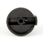 Thumbnail image #1 for AllPoints Foodservice Parts & Supplies 221375 Oven Temperature/Timer Control Knob, 1-3/4" OD x 1/4" ID, Black Plastic