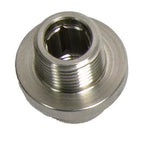 Thumbnail image #1 for Fisher 2955-3400 Pre-Rinse Faucet Spray Head Adapter, 1/4 in Female x 3/8 in Male, Rough Chrome