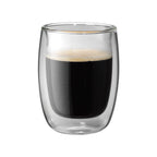 Thumbnail image #1 for Zwilling J.A. Henckels Sorrento 1019454 Coffee Glass Set, 6.7 oz, Double-Wall Borosilicate Glass Case of 2