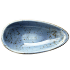 Thumbnail image #1 for Vertex China London Terra LTS-ASD-L Oblong China Sauce Dish, 4 oz, Hand Painted Case of 4 Dozen
