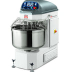 Thumbnail image #1 for AMPTO Mecnosud SP60 Spiral Dough Mixer, 2-Speed, 88 lb Flour Capacity, 100 L Stainless Steel Bowl, Lift Cage