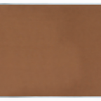 Thumbnail image #1 for AARCO Products DB48144 Wall-Mounted Bulletin Board, Natural Pebble Grain Cork, Satin Anodized Aluminum Frame, 144"W x 48"H