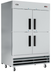 Thumbnail image #6 for KoolMore 54-Inch Two-Section Reach-In Refrigerator, 47 Cu. Ft., Bottom-Mount, Stainless Steel