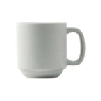 Thumbnail image #1 for Tuxton China Zion VGM-110J Porcelain Coffee Mug, 11 oz, Matte Gray, Stackable, with Handle Case of 2 Dozen