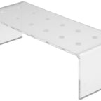 Thumbnail image #2 for JB Prince R864 S Push-Up Pop Stand, 12 in L x 3-1/2 in H, 12 Holes, Transparent Plastic
