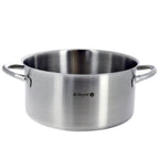 Thumbnail image #1 for JB Prince De Buyer S464 20 Stainless Steel Braising Pot, 7.9" Diameter, 3.3 Quart, Without Cover
